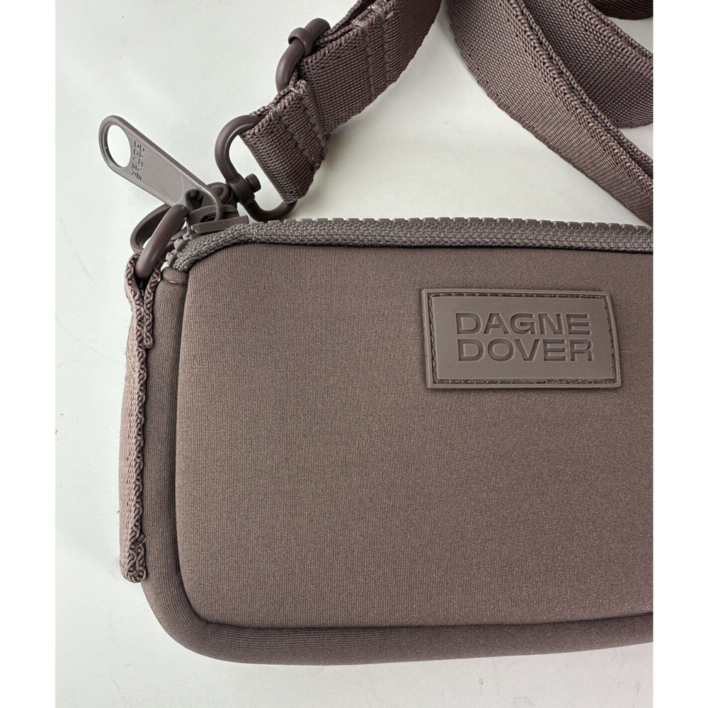 Dagne Dover Mara Neoprene Phone Sling Bag Dune Mauve Dust Bag Crossbody Shoulder - Picture 2 of 9